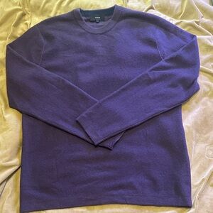 Vince Men's Rich Purple Crewneck Sweater